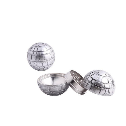 Metal Zinc Alloy Herb Grinder Hand Muller Smoke Crusher Spice Aluminum Wtih Box - Aimall