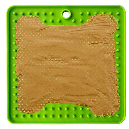 Dog Pet Lick Mat Pad Anti-Anxiety Toy Boredom Buster Treat Slow Feeder AU Stock - Aimall