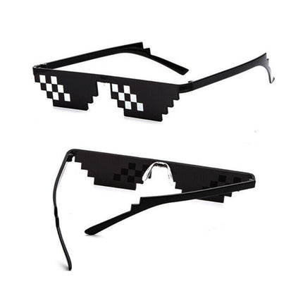 Thug Life Sunglasses Deal With It 8/6 Bit Pixel Glasses Cool Fashion Goggles - Aimall