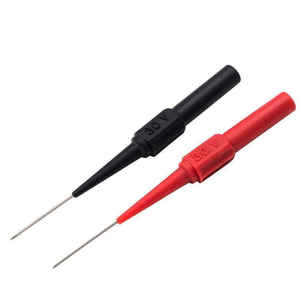 4* Multimeter Testing Lead Fluke Extention Back Probes Sharp Needles Micro Pins - Aimall
