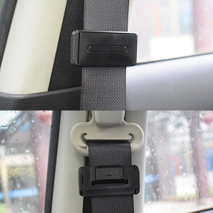 2X Car Seat Belt Clip Buckle Shoulder Tension Adjuster Clamp Auto Seatbelt Clips - Aimall