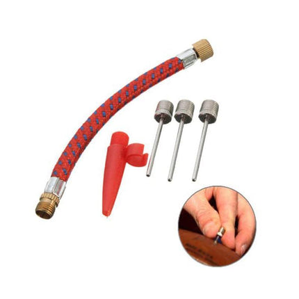 5 Pcs Pump Adaptor Set Inflating Needle Valve Connector For Ball - Aimall