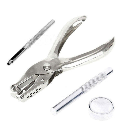 Leather Rivets Tool Metal Stud Set Double Cap Fixing Belt Repair DIY Kit Craft - Aimall