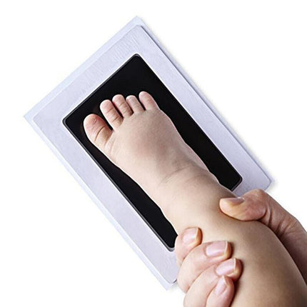 Baby Hand Footprint Photo Frame Kit Pet Safe Inkless Wipe Newborn Print Gift New - Aimall
