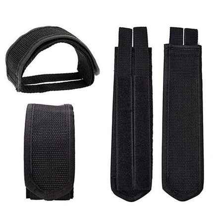 2PCS Toe Clips Straps Fixie Bicycle Pedals Anti-slip Cycling Bike Black AU Stock - Aimall