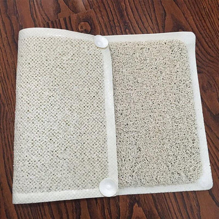 1x Shower Rug Anti Slip Loofah Bathroom Bath Mat Carpet Water Drains Non Slip AU - Aimall