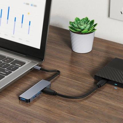 8/6/4-in-1 USB-C Hub Adapter Type-C Hub HDMI For MacBook Pro/Air iPad Pro Laptop - Aimall