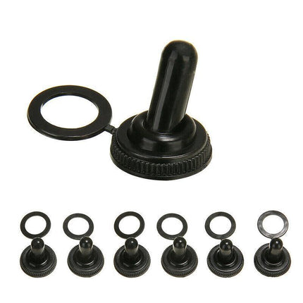 5x Waterproof Toggle Flick Switch 250V ON/OFF Car Dash Light Metal 12 Volt Boot - Aimall