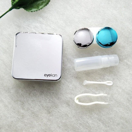 Contact Lens Tweezers Stick Inserted Remover Tool Kit Tip Storage Case Box Sets - Aimall