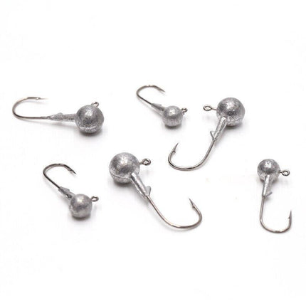 20PCS Jig Heads High Chemically Sharpened Hooks, Fishing Tackle AU - Aimall