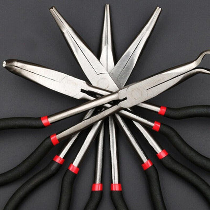 4 PCS 11" Long Reach Plier Pliers Set 45° 90° Bent Nose Ring Pliers AU Stock - Aimall