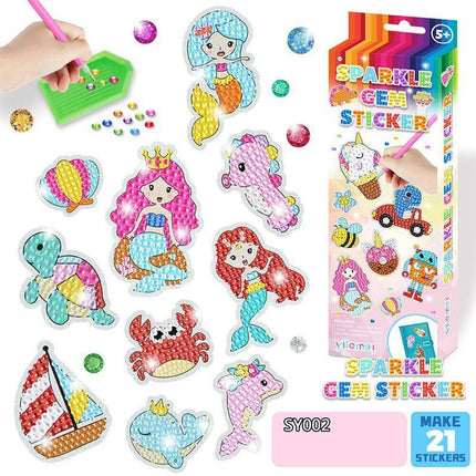 Kids Diamond Drawing Tool Kit Diamond Sticker - Aimall