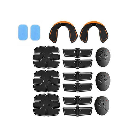 16PCS EMS Muscle Stimulator Training Gear ABS Ultimate Hip Trainer Body Exercise - Aimall