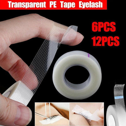 6/12 Rolls Transparent PE Professional Lash Tape Eyelash False Extension Tool AU - Aimall