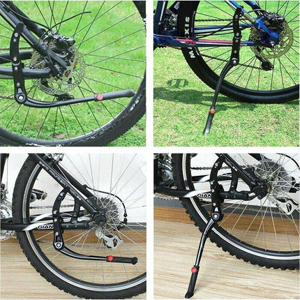 Strong Bike Bicycle Adjustable Side Kickstand Foot Kick Stand Parking Kick Stand - Aimall