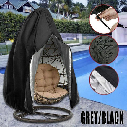 Hanging Swing Egg Chair Cover Furniture Garden Rattan Outdoor Rain Waterproof AU - Aimall