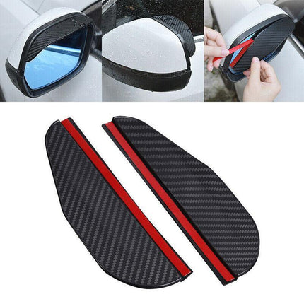 2PCS Car Rear View Side Mirror Rain Board Eyebrow Guard Sun Visor Accessories AU - Aimall