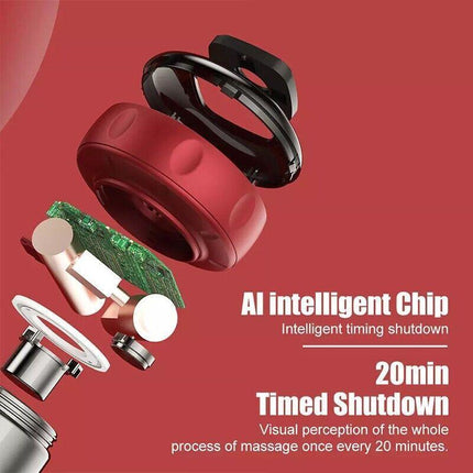 Electric Intelligent Vacuum Cupping Therapy Red Light Heating Body Slimming - Aimall