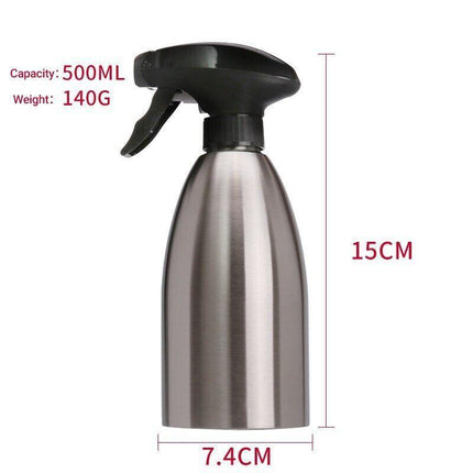 500ML BBQ Dispenser Stainless Steel Sprayer Kitchen Olive Cooking Spray Bottle - Aimall