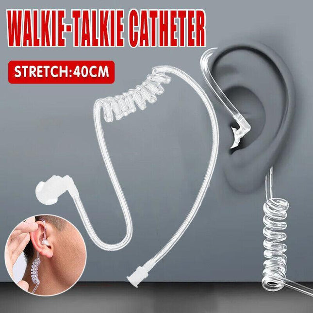 Surveillance Security Acoustic Tube Ear Bud For Walkie Talkie Earphone Earpiece - Aimall