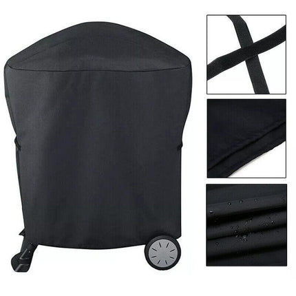 Cart Grill Cover Waterproof Protector For Weber Q200 Series #7113 BBQ Black AU - Aimall
