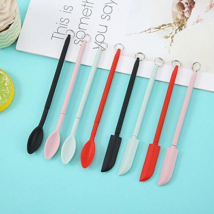 Mini Silicone Telescopic Spatula Multipurpose Double-Headed Cream Cake Scraper - Aimall