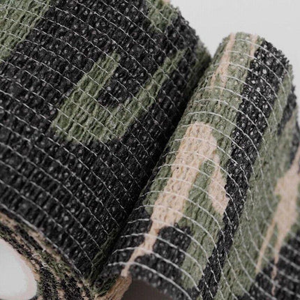 4 Roll Tape Army Camo Wrap Rifle Gun Shooting Hunting Camouflage Stealth Webbing - Aimall