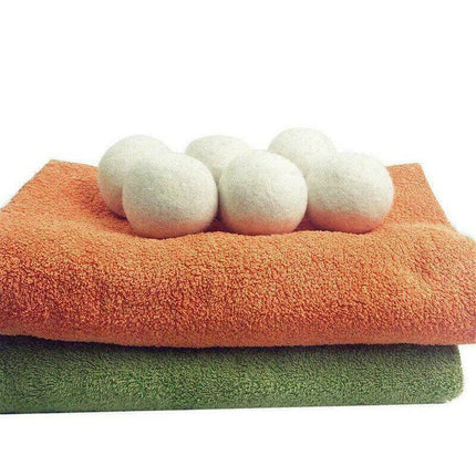 6PCS Wool Dryer Balls 100% Natural 7CM Hand Made Engergy Saving 1000 Loads AU - Aimall