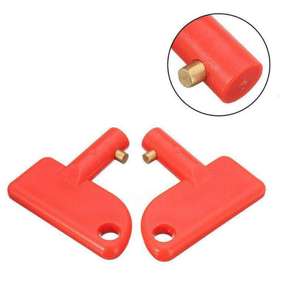 2PCS Battery Car Off Spare Switch Universal Key Cut Power Isolator Kill AU Stock - Aimall