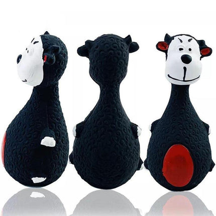 Latex Squeaky Dog Toys Puppy Pet Chew Toys Squeaker Toy Bite-Resistant - Aimall