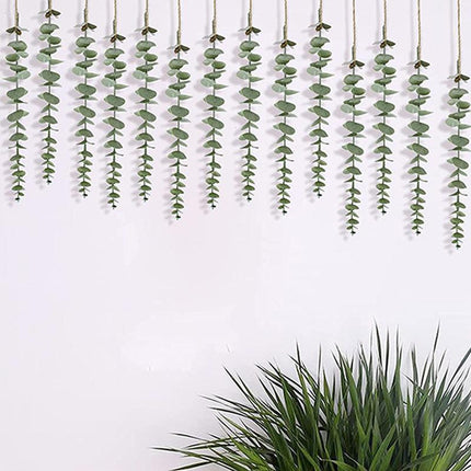 Artificial Eucalyptus Leaf Flowers Fake Green Plant Nordic Home Party Decor - Aimall