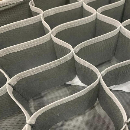 4 PCS/Set Foldable Storage Drawer Organizer Bra Underwear Closet Divider Kit New - Aimall