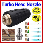 4000PSI Turbo Nozzle for Pressure Washer Rotating Nozzle and 5 Tips 1/4