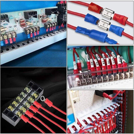 720PCS Assorted Crimp Terminals Electrical Wire Connector Spade Auto Car Kit Set - Aimall
