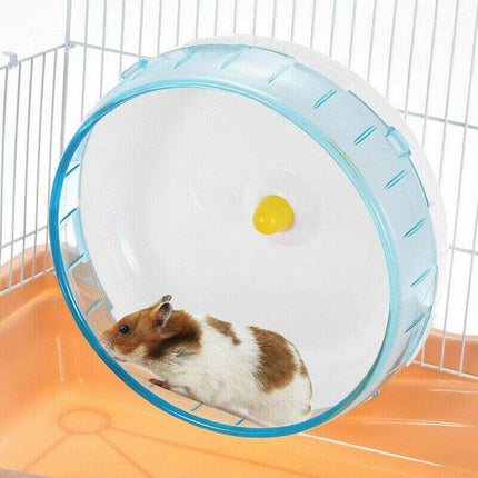 Hamster Guinea Pig Running Disc Cage Accessories Running Round Wheel Pet Toys AU - Aimall