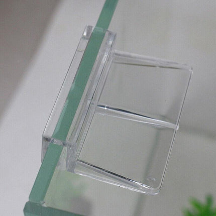 4PCS Plastic Clips Glass Cover Support Holder Aquarium Fish Tank 6/8/10/12mm New - Aimall