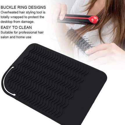 Heat Resistant Mat for Curling Flat Irons Hair Straightener & Hair Styling Tools - Aimall