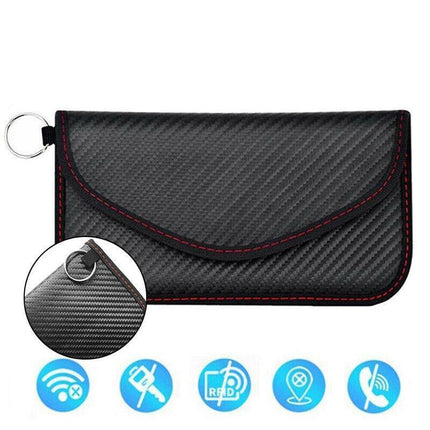 For Faraday Bag RFID Signal Blocking Shielding Pouch Cell Phone Blocker Wallet - Aimall