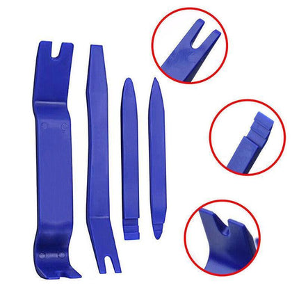 5PCS Car Trim Removal Tool Auto Hand Tools Pry Bar Dash Panel Door Interior Kit - Aimall
