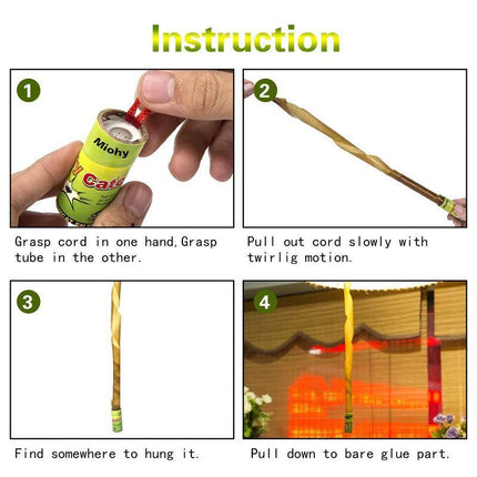UP TO 24 Rolls 5*2CM Rolls Flies Insect Fly Glue Paper Ribbon Strip Sticky Tape - Aimall