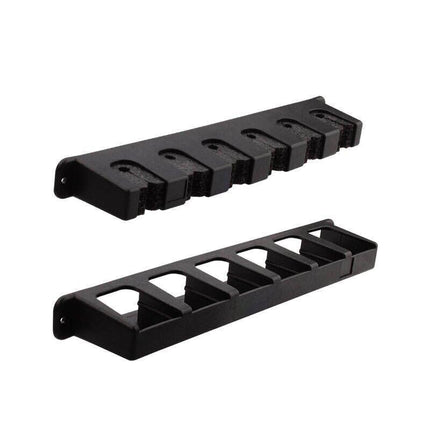 6-Rod Rack Fishing Pole Holder Tackle Wall Fishing Rod Storage Fixed Stand - Aimall