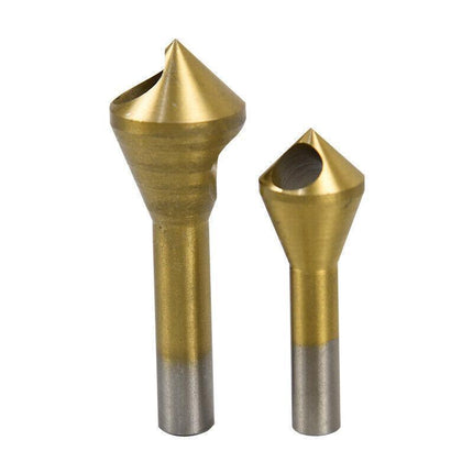 4PCS Chamfer Deburring Crosshole Metal Tool Countersink Cutting Ti Drill Bit Set - Aimall