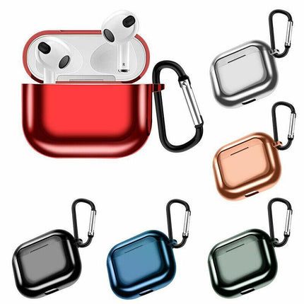 Plating TPU Case Charging Protective Cover For Airpods 3 Gen Anti-Drop AU - Aimall