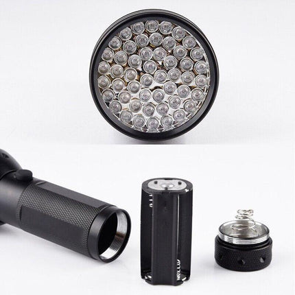 UV Torch Ultra Violet Flashlight Blacklight Light Lamp 51 LED 395 nM Aluminum AU - Aimall