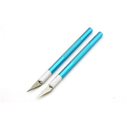 Cutter Metal Handle Engraving Tool Craft Knife With 5 Blade Scalpel AU STOCK - Aimall
