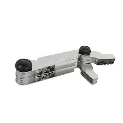 52 Blades Screw Gauge Thread Pitch Gage 60° Metric 55° Whit Worth Lock Up Device - Aimall