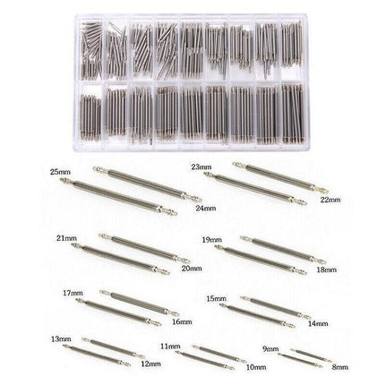 506PCS Watch Repair Tool Kit Back Case Opener Remover Spring Pin Bars Watchmaker - Aimall