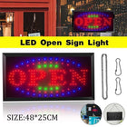 SUPER BRIGHT OPEN LED NEON SIGN LIGHT Plate for Shop Restaurant BAR 48X25CM 240V - Aimall