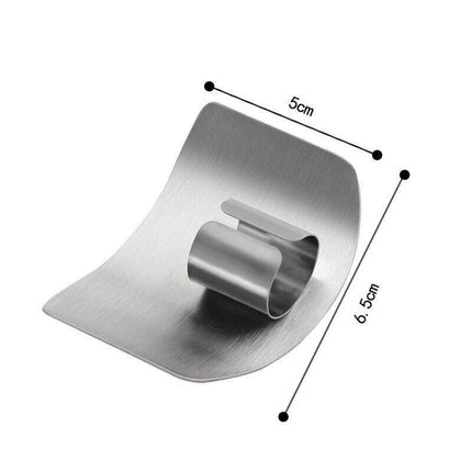 Kitchen Slice Knife Cut Hand Guard Stainless Steel Safe Tool Finger Protector - Aimall