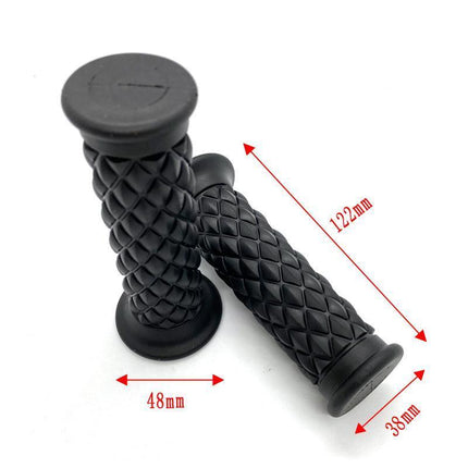 Motorcycle Rubber Gel Hand Grips For 7/8in 22mm Handlebar Sports Bike Universal - Aimall